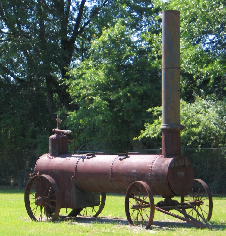 Some sort of machine, or just a really shitty locomotive